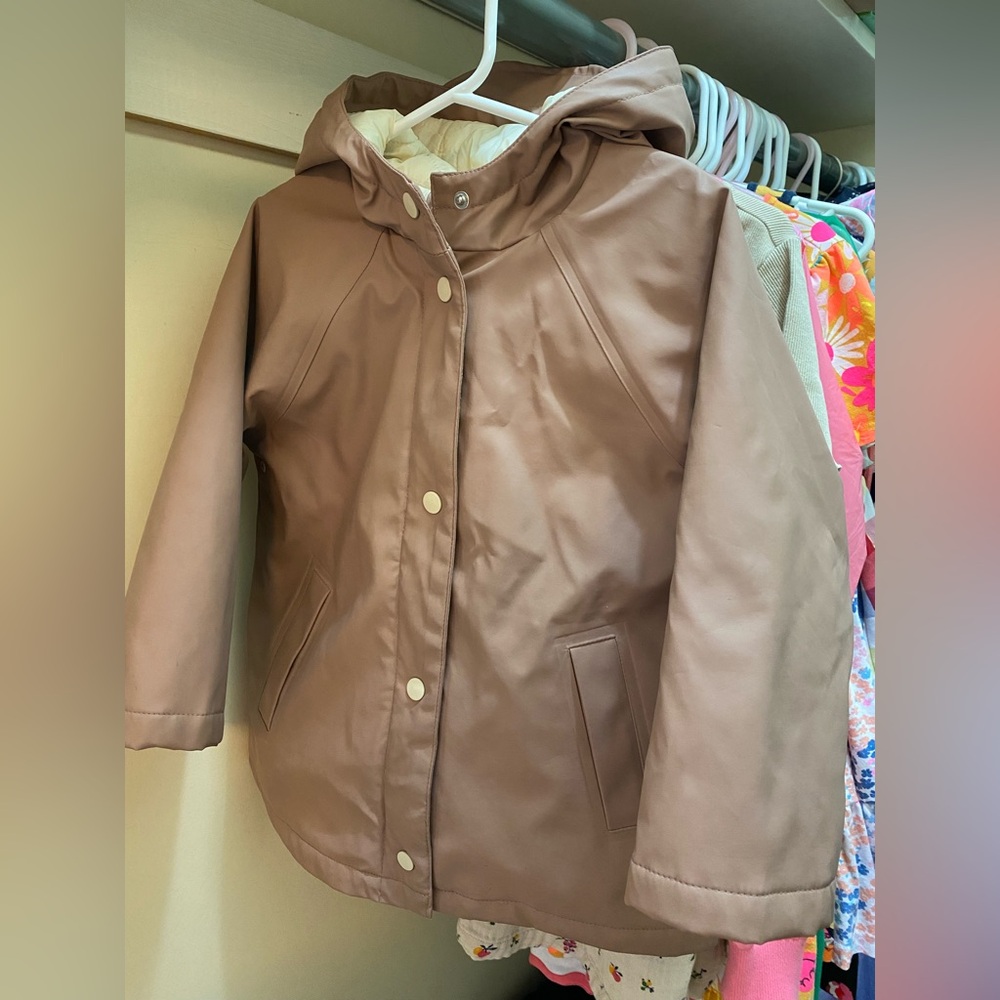 Zara Kids Rubberized Padded Rain coat